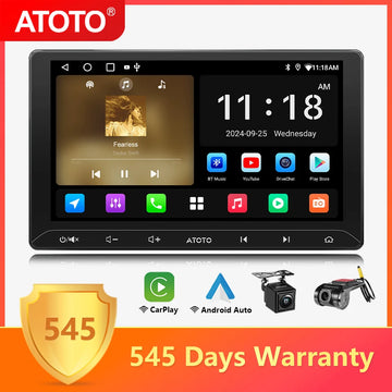 ATOTO 10 inch Android Car Radio Screen Wireless Apple Carplay Android Auto Bluetooth Stereo Receiver Intelligent System 2Din A5L