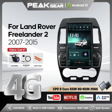 13.8inch Car Multimedia Video Player For Land Rover Freelander 2 2007-2015 GPS Navigation Android12 Auto Carplay 4G 360 camera