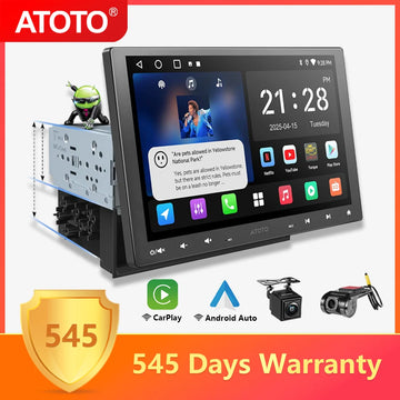 ATOTO Android Car Radio 10 inch Single 1 Din Wireless Apple CarPlay Android Auto Screen 1Din Car Stereo Multimedia Player A5L