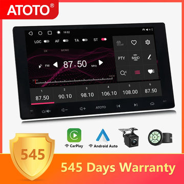 ATOTO 9" inch Android 2Din Car Stereo Bluetooth GPS Full Touch Screen CarPlay Android Auto 2 Din Car Radio Multimedia Player S8